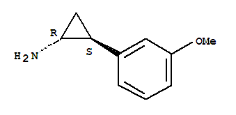 (1r,2s)-(9ci)-2-(3-甲氧基苯基)-環(huán)丙胺結構式_732211-88-0結構式