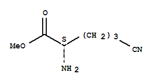 (2s)-(9ci)-2-氨基-5-氰基-戊酸甲酯結(jié)構(gòu)式_732978-23-3結(jié)構(gòu)式