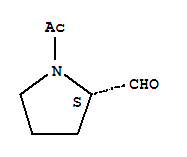 (s)-(9ci)-1-乙酰基-2-吡咯烷羧醛結(jié)構(gòu)式_73323-64-5結(jié)構(gòu)式