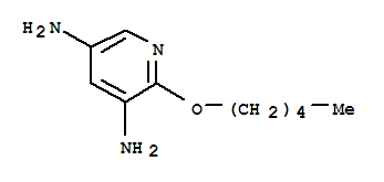 (9ci)-2-(戊基氧基)-3,5-吡啶二胺結(jié)構(gòu)式_733698-96-9結(jié)構(gòu)式