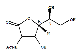 (9ci)-2-(乙?；被?-2-脫氧-L-抗壞血酸結(jié)構(gòu)式_733700-20-4結(jié)構(gòu)式