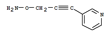 (9CI)-3-[3-(氨基氧基)-1-丙炔]-吡啶結(jié)構(gòu)式_733717-09-4結(jié)構(gòu)式