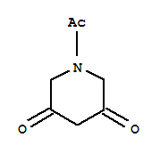 (9ci)-1-乙酰基-3,5-哌啶二酮結(jié)構(gòu)式_73385-15-6結(jié)構(gòu)式