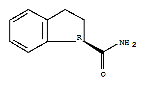 (r)-(9ci)-2,3-二氫-1H-茚-1-羧酰胺結(jié)構(gòu)式_73392-00-4結(jié)構(gòu)式