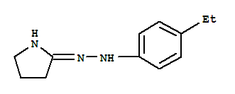 (9ci)-(4-乙基苯基)肼酮2-吡咯烷酮結(jié)構(gòu)式_734475-61-7結(jié)構(gòu)式