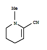 (9ci)-1,4,5,6-四氫-1-甲基-2-吡啶甲腈結(jié)構(gòu)式_73657-97-3結(jié)構(gòu)式