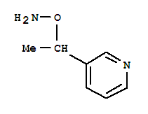 (9CI)-3-[1-(氨基氧基)乙基]-吡啶結(jié)構(gòu)式_736871-52-6結(jié)構(gòu)式