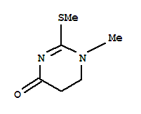 (9ci)-5,6-二氫-1-甲基-2-(甲基硫代)-4(1H)-嘧啶酮結(jié)構(gòu)式_737721-47-0結(jié)構(gòu)式