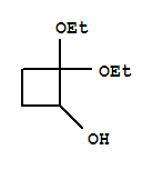 (9ci)-2,2-二乙氧基-環(huán)丁醇結(jié)構(gòu)式_737758-79-1結(jié)構(gòu)式
