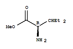 (9ci)-3-乙基-D-正纈氨酸甲酯結(jié)構(gòu)式_738517-62-9結(jié)構(gòu)式