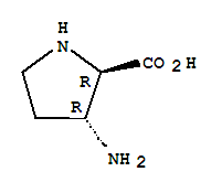 反式-(9ci)-3-氨基-D-脯氨酸結(jié)構(gòu)式_738522-88-8結(jié)構(gòu)式
