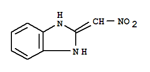 (9ci)-2,3-二氫-2-(硝基亞甲基)-1H-苯并咪唑結(jié)構(gòu)式_73923-32-7結(jié)構(gòu)式