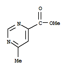 4-Pyrimidinecarboxylicacid,6-methyl-,methylester(9ci)Structure,73955-53-0Structure 4-Pyrimidinecarboxylicacid,6-methyl-,methylester(9ci) Structure,73955-53-0Structure