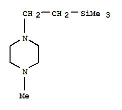 (9ci)-1-甲基-4-[2-(三甲基甲硅烷基)乙基]-哌嗪結(jié)構(gòu)式_73992-97-9結(jié)構(gòu)式