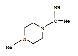 Piperazine, 1-(1-iminoethyl)-4-methyl-(9ci)Structure,740032-39-7Structure Piperazine, 1-(1-iminoethyl)-4-methyl-(9ci) Structure,740032-39-7Structure