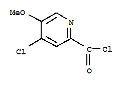 (9ci)-4-氯-5-甲氧基-2-吡啶羰酰氯結構式_740744-31-4結構式