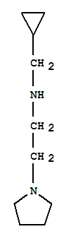 (9ci)-n-(環(huán)丙基甲基)-1-吡咯烷乙胺結(jié)構(gòu)式_741698-54-4結(jié)構(gòu)式