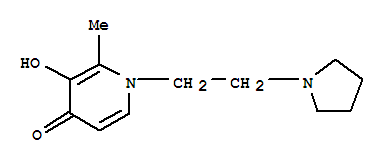 (9ci)-3-羥基-2-甲基-1-[2-(1-吡咯烷)乙基]-4(1H)-吡啶酮結構式_742685-28-5結構式