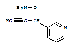 (9CI)-3-[1-(氨基氧基)-2-丙炔]-吡啶結(jié)構(gòu)式_742691-15-2結(jié)構(gòu)式