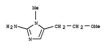 (9ci)-5-(2-甲氧基乙基)-1-甲基-1H-咪唑-2-胺結(jié)構(gòu)式_744146-80-3結(jié)構(gòu)式