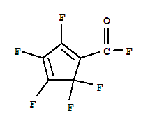 (9ci)-2,3,4,5,5-五氟-1,3-環(huán)戊二烯-1-碳酰氟結(jié)構(gòu)式_74415-71-7結(jié)構(gòu)式