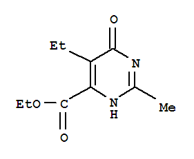 4-Pyrimidinecarboxylicacid,5-ethyl-1,6-dihydro-2-methyl-6-oxo-,ethylester(9ci)Structure,744253-35-8Structure 4-Pyrimidinecarboxylicacid,5-ethyl-1,6-dihydro-2-methyl-6-oxo-,ethylester(9ci) Structure,744253-35-8Structure