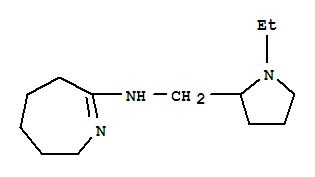 (9ci)-n-[(1-乙基-2-吡咯烷)甲基]-3,4,5,6-四氫-2H-氮雜革-7-胺結(jié)構(gòu)式_745034-28-0結(jié)構(gòu)式