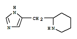 Piperidine, 2-(1h-imidazol-4-ylmethyl)-(9ci)Structure,746604-42-2Structure Piperidine, 2-(1h-imidazol-4-ylmethyl)-(9ci) Structure,746604-42-2Structure