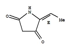 (e)-(9ci)-5-亞乙基-2,4-吡咯烷二酮結(jié)構(gòu)式_74730-35-1結(jié)構(gòu)式