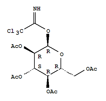 2,3,4,6-Tetra-o-acetyl-alpha-d-glucopyranosyl trichloroacetimidateStructure,74808-10-9Structure 2,3,4,6-Tetra-o-acetyl-alpha-d-glucopyranosyl trichloroacetimidate Structure,74808-10-9Structure