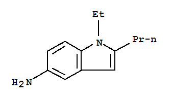 (9ci)-1-乙基-2-丙基-1H-吲哚-5-胺結(jié)構(gòu)式_748110-18-1結(jié)構(gòu)式