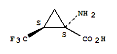 (1s,2s)-(9ci)-1-氨基-2-(三氟甲基)-環(huán)丙烷羧酸結(jié)構(gòu)式_748121-19-9結(jié)構(gòu)式