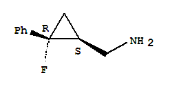 (1r,2s)-rel-(9ci)-2-氟-2-苯基-環(huán)丙烷甲胺結(jié)構(gòu)式_748126-76-3結(jié)構(gòu)式