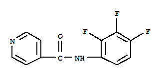 (9ci)-n-(2,3,4-三氟苯基)-4-吡啶羧酰胺結(jié)構(gòu)式_749888-60-6結(jié)構(gòu)式