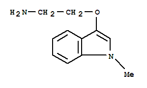 (9ci)-2-[(1-甲基-1H-吲哚-3-基)氧基]-乙胺結構式_750508-29-3結構式