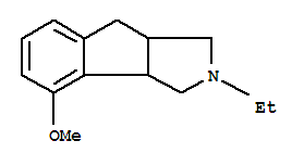 (9ci)-2-乙基-1,2,3,3a,8,8a-六氫-4-甲氧基-茚并[1,2-c]吡咯結(jié)構(gòu)式_750538-22-8結(jié)構(gòu)式