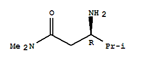 (3r)-(9ci)-3-氨基-n,n,4-三甲基戊酰胺結構式_750548-51-7結構式