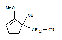 (9ci)-1-羥基-2-甲氧基-2-環(huán)戊烯-1-乙腈結(jié)構(gòu)式_750557-62-1結(jié)構(gòu)式