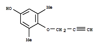 (9CI)-3,5-二甲基-4-(2-丙炔氧基)-苯酚結(jié)構(gòu)式_750624-43-2結(jié)構(gòu)式
