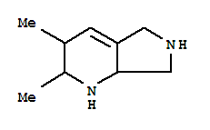 (9ci)-2,3,5,6,7,7a-六氫-2,3-二甲基-1H-吡咯并[3,4-b]吡啶結(jié)構(gòu)式_752957-21-4結(jié)構(gòu)式
