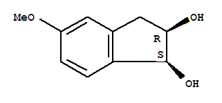 (1r,2s)-rel-(9ci)-2,3-二氫-5-甲氧基-1H-茚-1,2-二醇結構式_753020-50-7結構式