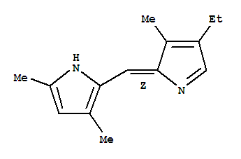 (z)-(9ci)-2-[(4-乙基-3-甲基-2H-吡咯-2-基)甲基]-3,5-二甲基-,1H-吡咯結(jié)構(gòu)式_753418-57-4結(jié)構(gòu)式