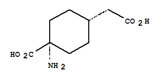 順式-(9ci)-4-氨基-4-羧基-環(huán)己烷乙酸結(jié)構(gòu)式_753426-79-8結(jié)構(gòu)式