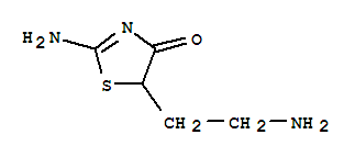 (9ci)-2-氨基-5-(2-氨基乙基)-4(5H)-噻唑酮結(jié)構(gòu)式_754143-27-6結(jié)構(gòu)式