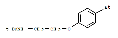 (9ci)-n-[2-(4-乙基苯氧基)乙基]-2-甲基-2-丙胺結(jié)構(gòu)式_754972-27-5結(jié)構(gòu)式