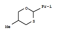 1,3-Oxathiane,5-methyl-2-(1-methylethyl)-(9ci)Structure,75501-43-8Structure 1,3-Oxathiane,5-methyl-2-(1-methylethyl)-(9ci) Structure,75501-43-8Structure