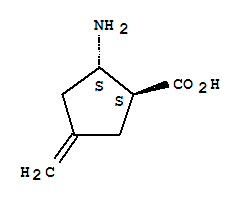 (1s,2s)-(9ci)-2-氨基-4-亞甲基-環(huán)戊烷羧酸結(jié)構(gòu)式_755750-29-9結(jié)構(gòu)式