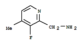 (9ci)-3-氟-4-甲基-2-吡啶甲胺結(jié)構(gòu)式_756807-57-5結(jié)構(gòu)式