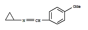 (9ci)-n-[(4-甲氧基苯基)亞甲基]-環(huán)丙胺結(jié)構(gòu)式_756845-65-5結(jié)構(gòu)式