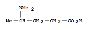 (9ci)-4-(二甲基氨基)-戊酸結構式_756874-19-8結構式